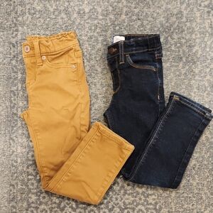 Old Navy Kids Tan and Navy Jeans